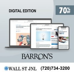 Barron’s Subscription, Digital Access for 2 Years at just $159