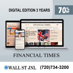 Financial Times Newspaper Digital Access for 3 Years