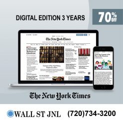 The New York Times Digital Subscription for 3 Years