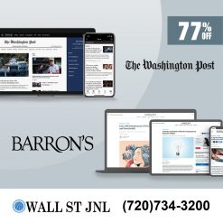Barron's News and Washington Post Digital Membership for $199